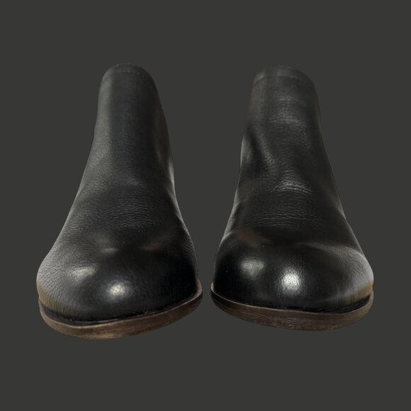 Lucky Brand Bollo Booties Ankle Boots 8M 38.5 Black Slip-on Pull-on - Picture 7 of 15